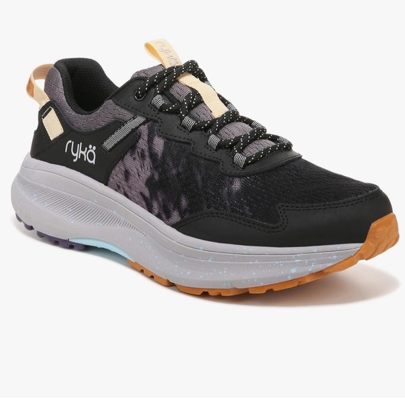 Ryka Shoes - Ryka Taiga Trail Black Hiking Sneakers Shoes Women’s Size 7 Performance Rubber